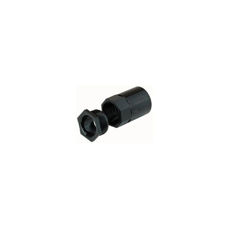 RND Conduit Female Adaptor BLK 25MM, Conduit Fittings Adapting Components