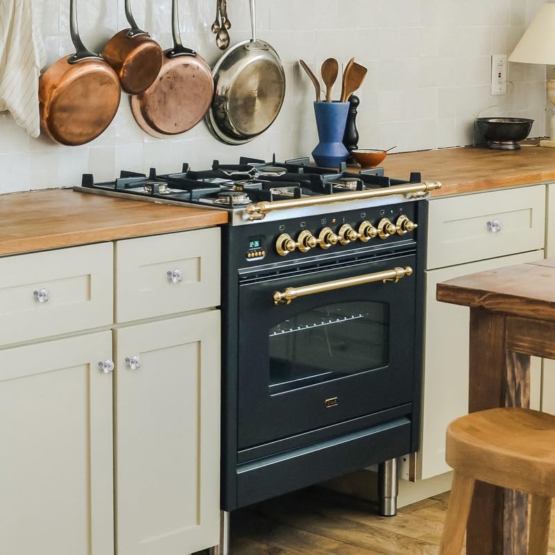 Ravinte Pack of 10 Crystal Drawer Knobs and Handles, Clear