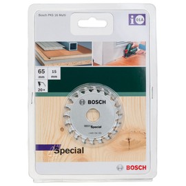 Bosch 2609256 °C83 Plunge Saw Circular Saw Blade for Handheld Circular Saws/65 x 15 x 1.6 mm