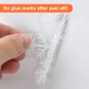 NOCHME Snowflake Window Stickers, 108 PCS Static Snow Flakes Window