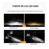 Kit De Faros Delanteros De 4 Lados 9007 H4 Led