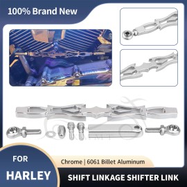 Unbranded Chrome Spear Shift Linkage For Harley Electra Glide Softail Springer Road King