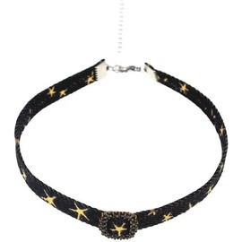 XFSRG Women's Choker Necklace in Steel with Stars, Elegant Summer Necklace for Any Occasion, Silver Chain Fashion for Girls and Women, 0.1, Zinc