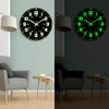 RIUKASIN Vinyl Record Luminous Clock, 12 inch Silent Non Ticking