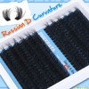 PHKERATA 14-16MM Volume Lash Clusters 120D Thick Eyelash Clusters Wispy