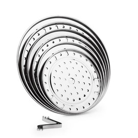 10.8 Inch Pressure Cooker Rack 2 Pack Water Bath Canner Rack with Detachable Legs Stainless Steel Food Steamer Racks for Cooking,Toast,Bread,Salad,Baking (10.8"/275mm)