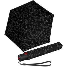Knirps Ultra U.200 Medium Duomatic Pocket Umbrella - Automatic Open/Close - Storm Resistant - Windproof, Speak, Modern
