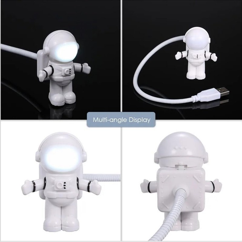 Fyearfly USB LED Reading Light, Astronaut LED Lamp with USB