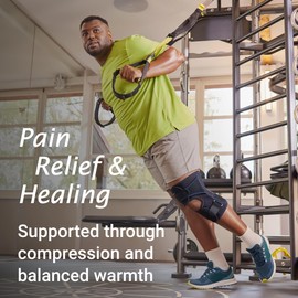 Actimove Sports Rodillera con Bisagras Policéntricas, Grande