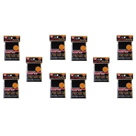 KMC Hyper Matte Sleeves Premium Black ×10 Sets (10 Packs/total 500 Sheets)