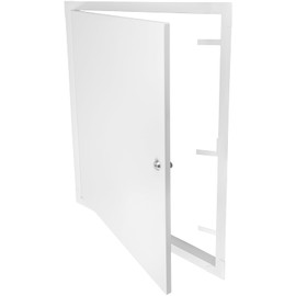 Vent Systems 20" x 24" Inch Lockable Metal Access Panel - Easy Access Doors with Locking Mechanism - Access Panel for Drywall, Wall and Ceiling Electrical and Plumbing Service Door Cover