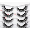 Pooplunch False Eyelashes Fluffy Cat Eye Look Wispy Fake Eyelashes