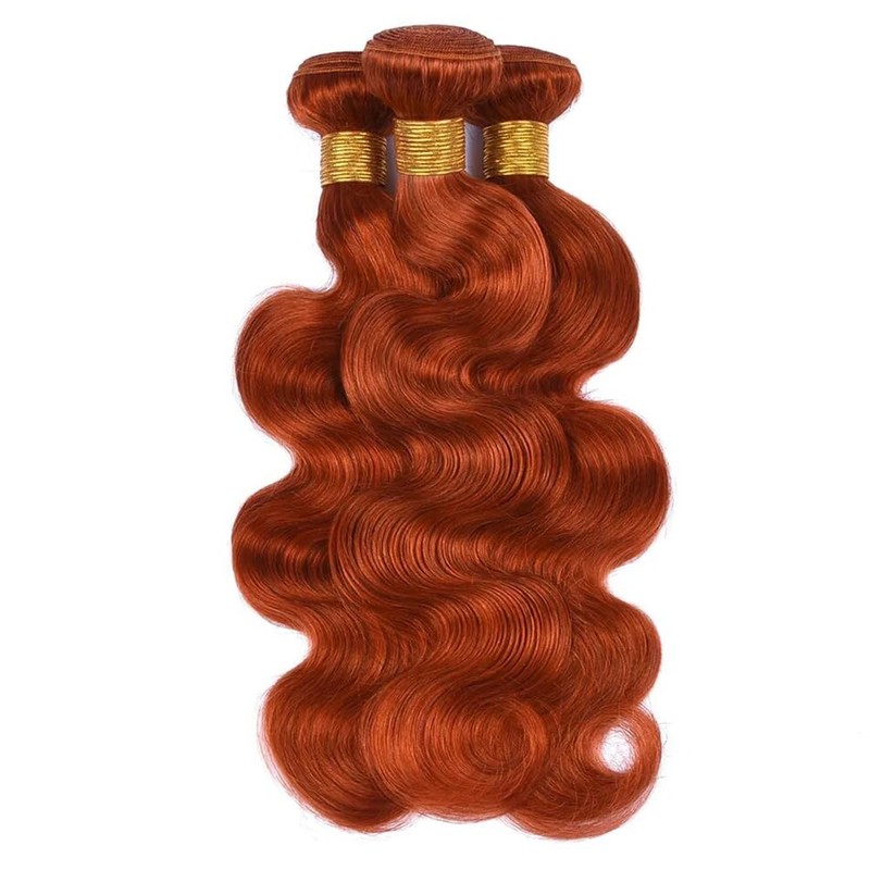 Ginger Orange Bundles Human Hair #350 Body Wave Bundles Ginger