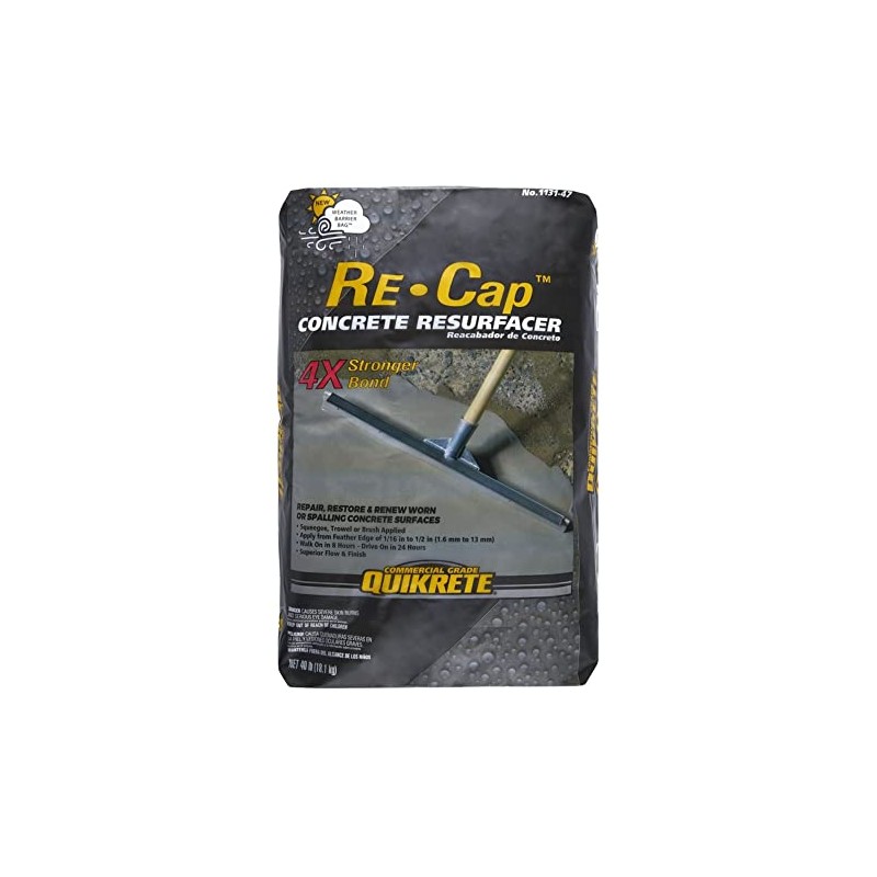 Quikrete Re-Cap Concrete Resurfacer 40 lb.