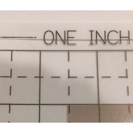 No Brand Transparent Film Grid / Art Drawing Grid / Artist / Quilting / 1" & 1/2" square