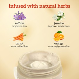 Inatur Kumkumadi Face Cream(50g) Night Cream, light weight, Non-Comedogenic, Improves Skin Texture, 50g