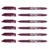 Pilot Frixion Ball 07 Erasable Rollerball Pens Medium Point Burgundy