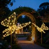 Flacchi Solar Garden Lights Outdoo Waterproofr - Butterfly Decor with
