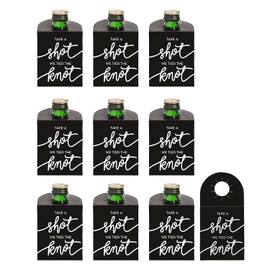 Bulk 96 Pieces Take a Shot Wedding Shooter Favor Tags