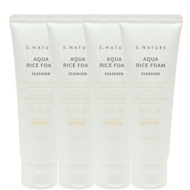 Esnature S-Nature Aqua Rice Subacidic Cleansing Foam 80ml x 4 S-Nature Subacidic Cleansing Foam 80ml x 4 / 에스네이처 아쿠아 라이스 약산성 클렌징폼 80ml x 4개 에스네이처 약산성 클렌징폼 80ml x 4개