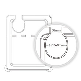 Everie Sous Vide Container 12 Quarts with Universal Collapsible Hinged Lid, Compatible with All Anova Models, Joule, Wancle, Instant Pot and Other Cookers, EVC-TY-PP