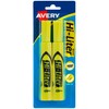 AVERY Hi-Liter Desk-Style Highlighters, Smear Safe Ink, Chisel Tip, 2