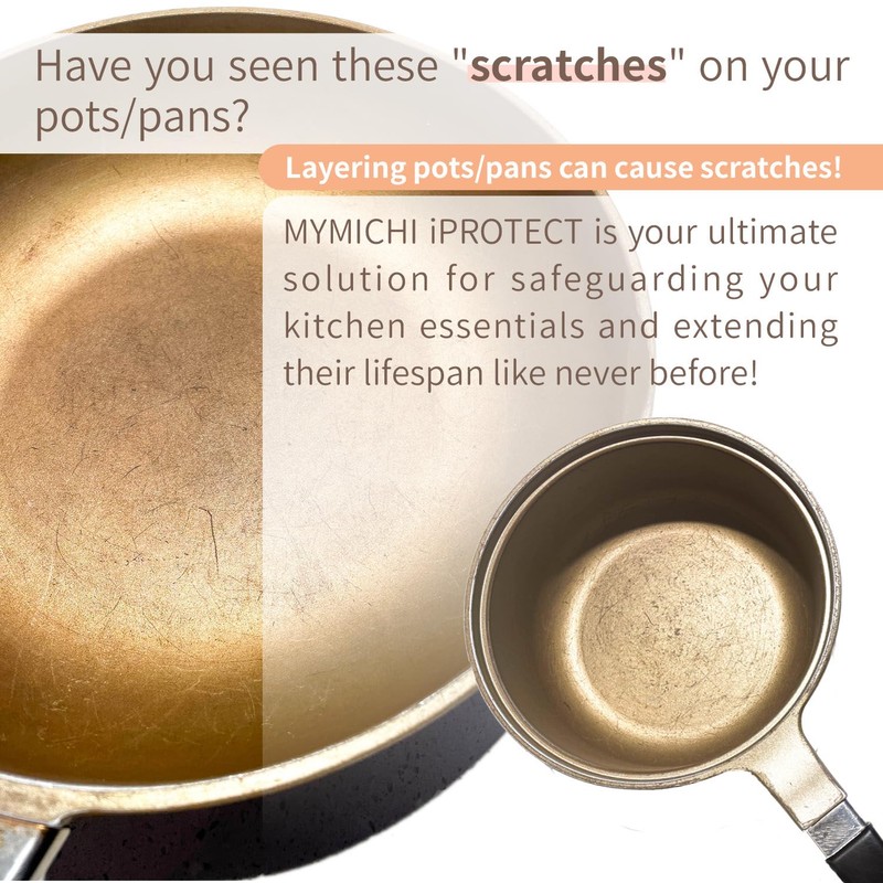 iPROTECT - Stack Expert | Multi-Purpose BPA-Free Silicone Pots/Pans Protector.