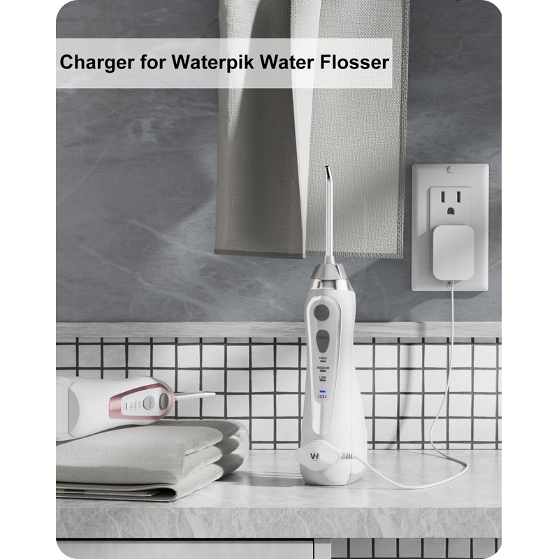 Cargador magnético de repuesto para hilo de agua Waterpik, cable