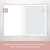 paper&you® Notebook A5+ Lined with Elastic Band "Dainty Flower" 156