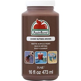 Apple Barrel Paint Acrylic, 16 oz, Nutmeg Brown
