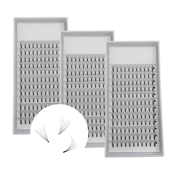 Eyelash Extensions, 3 Boxes, 5D Volume Eyelashes, C D Curl,
