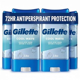 Gillette Antitranspirante y desodorante para hombres, resistencia clínica 72 horas, protección contra el sudor y el olor, frescura de larga duración, 