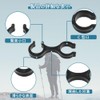 [MNWMNW] 杖ホルダー 4Pcs 8字型 アウトドア用品 登山用品 ダブルロッドバックルコネクター ABS樹脂 耐久性 ハード