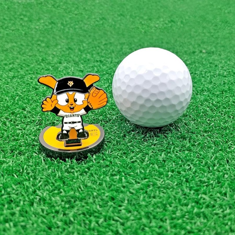 HOKUSHIN TRADING MK0470 Golf Ball Marker Yomiuri Giants Upright Marker