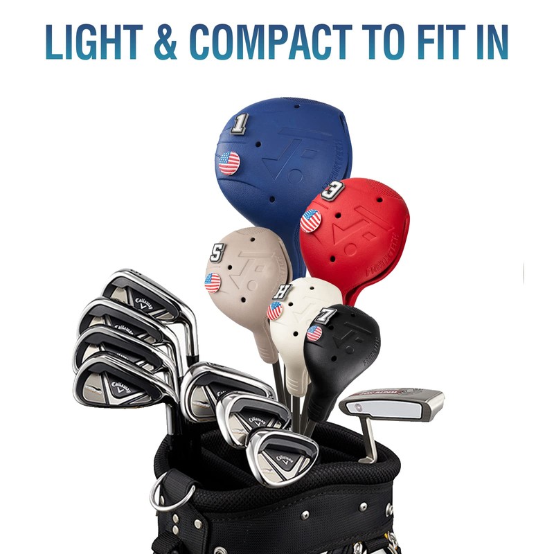 FRANKTECH Golf Head Covers, EVA Plastic Golf Club Covers for