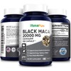 Best Black Maca Root 1600mg 200 Capsules (Non-GMO & Gluten