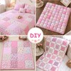 50 PCS Pink Charm Packs for Quilting 5 × 5