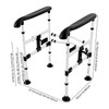 FiueStur Adjustable Toilet Safety Rails for Elderly Sturdy Support Frame