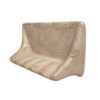 Tenedos Premium Light Travertine Resin Soap Dish Holder – 8.5"