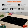 24'' Induction Cooktop 4 Burners 1800W Touch Screen Built-In Ceramic