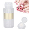 300ml Push Pump Dispenser Bottle, Multi Purpose Nail Remover Lotion