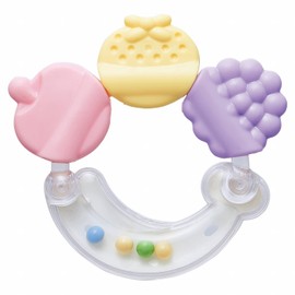 Royal Tanned Fruit (Washable / Rattle) Clean, Durable, Teething (Easy to Squeeze / Light) for Babies