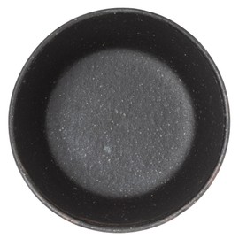 Marui Pottery MR-3-4214 Shigaraki Ware Hechimon Bowl, Small Bowl, Diameter 5.5 inches (14 cm), Rust Ibushi, Brown