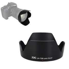 JJC EW-73B Reversible Lens Hood Shade Bayonet for Canon EF-S 18-135mm F3.5-5.6 IS (STM ) & Canon EF-S 17-85mm F4-5.6 IS USM SLR Lens, Replaces Canon EW-73B Lens Hood