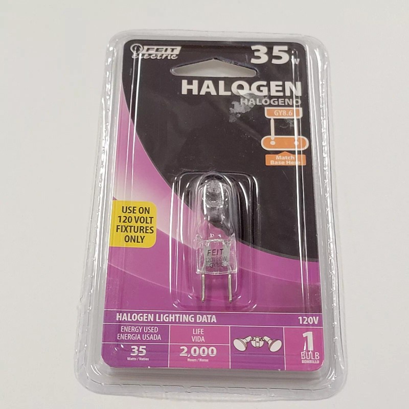 Feit 35 Watt Lightning Data Clear Bulb Dimmable BPQ35 GY8.6