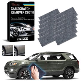 SSKHE 12 Pcs Nano Sparkle Cloth for Car Scratch Nano Sparkle Cloth Nano Magic Cloth Easy to Remove Light Scratch for Car Paint Water Spots Surface Polishing