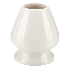 Lybunair Elegant Ceramic Matcha Whisk Stand Holder for Matcha Chasen, Essential Accessory for Tea Set Enthusiasts (Blue, White, Blakc, Green) (White)