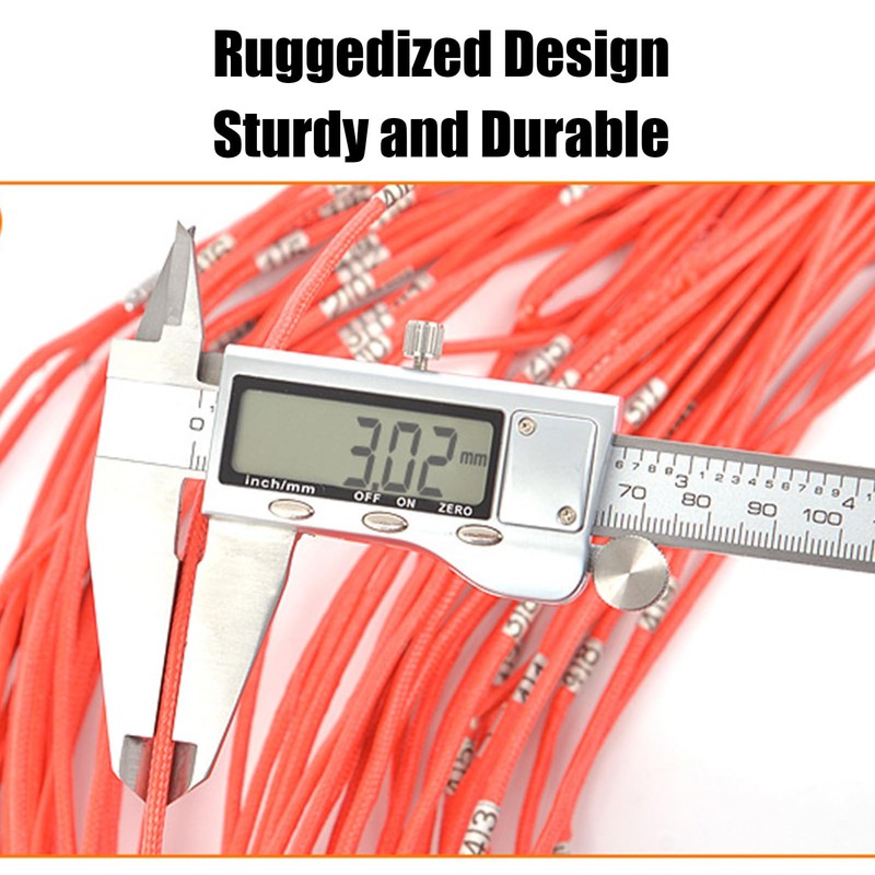 Deep Well Measuring Rope, 328.1ft 100M Nylon Depth Gauge Tape,