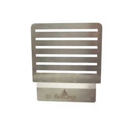 BK Resources GCP-2S GrillCook Pro Medium Upright Shelf Stand with 12" Shelf, Stainless Steel