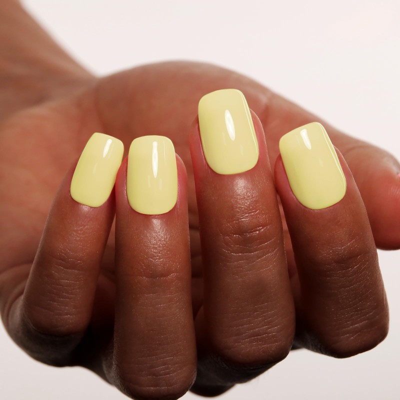 Firedeep Light Yellow Gel Nail Polish, 16ML Creme Yellow Gel